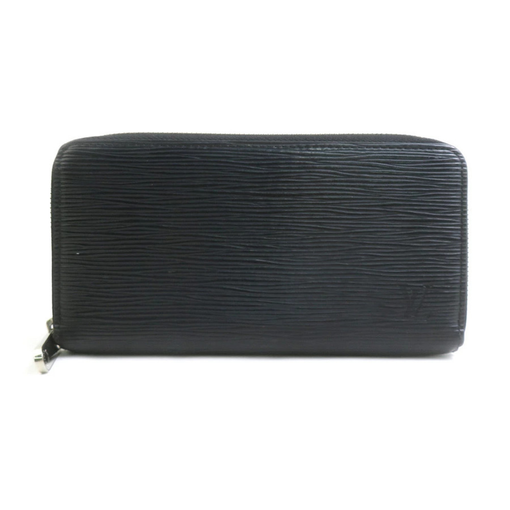 Louis Vuitton Round Zipper Long Wallet Epi Zippy Leather Noir Black